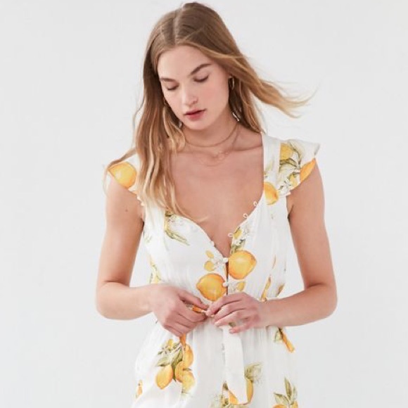 For Love & Lemons Limonada Jumpsuit 🍋 - Picture 2 of 8